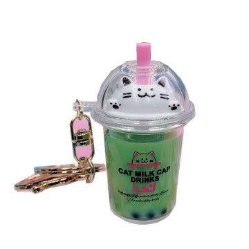 Chaveiro Cat Milk Tea Cup