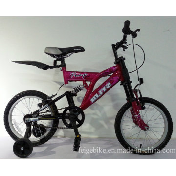 Bicicleta de montaña completa de los niños de la suspensión MTB de 16 "(FP-KDB-SM301)