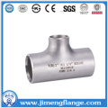 ASME 16.9 304L STAINLESS STEEL REDUCING/EQUAL tee