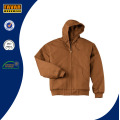 100% Cotton Canvas Hooded Work Jacket Mens