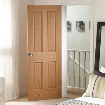 Portes de chambre à coucher simples en bois pur massif