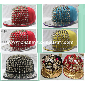 New fashion design studded snapback hat