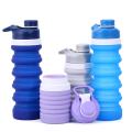 Bouteille d&#39;eau pliante portable en silicone