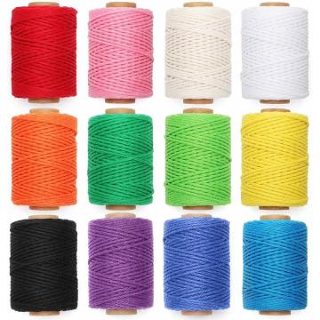 Colorful Macrame Cord String cotton twine DIY Crafts