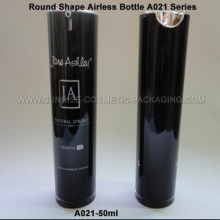 50ml Black Round Shape Acrylic Airless Press Bottle