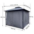 OuterLead 10x10 Ft Outdoor Awning палатка с шторами