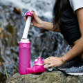 Outdoor Hiking Essential Filter Silicone Water Bottle