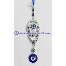 Evil Eye with Horse Shoe Plate Car Hanging Door Hanging Amulet