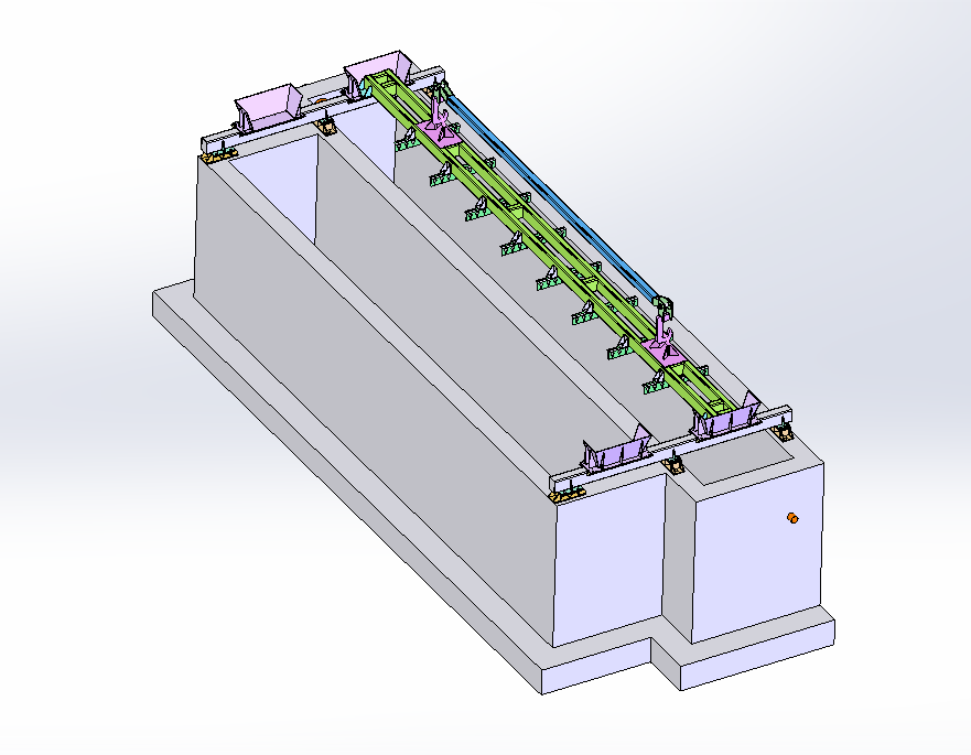 Hot dip galvanizing process tank Hot dip galvanizing process tank