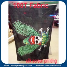 Polyester Fabric Advertising Flags with Screen Printing