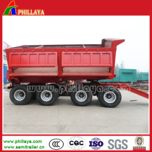 Hydraulic Tipping Truck Full Drawbar Trailer for Sale