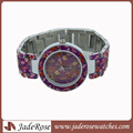 Reloj de pulsera de aleación colorido y de moda