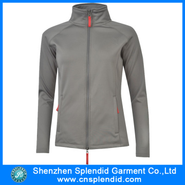 2016 Custom Design Grau Softshell Jacke mit hoher Qualität