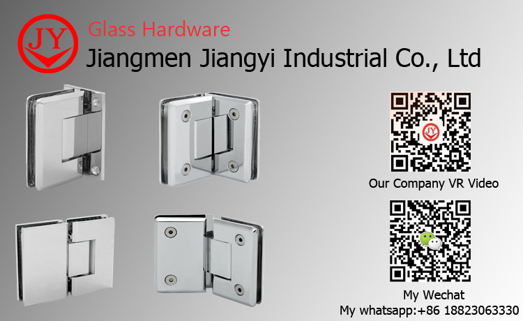 Durable glass door hinges for glass doors