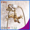 Fyeer Bathroom Antique Telephone Faucet Shower Mixer Kit