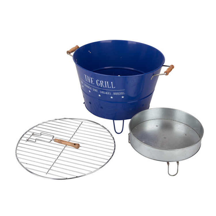 Round Bbq Portable Bucket