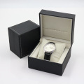 Fancy black leather watch box