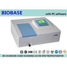 Spectrophotomètre ultraviolet UV / Vis à haute performance Biobase