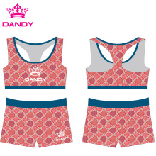 Cheap Sublimated Kids Cheerleading Practice Wear