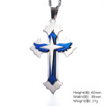 High Polish Custom Colorful Cross Pendant Jordan Pendant