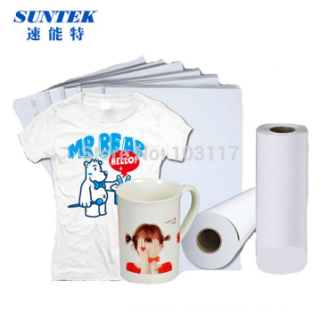 A3 A4 rodillo taza teléfono tapa poliester camiseta sublimación papel