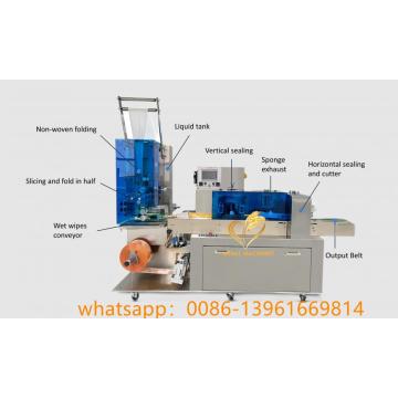 Single Sachet Wet Tissue Packing Making Machine