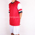 high polyester soccer jersey with shorts for mens training