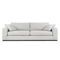 Sofa de tissu gris contemporain de brume de Sitka contemporain