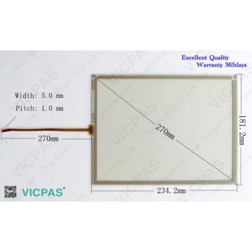 AMT 2837 AMT2837 Touch screen panel glass for MP277-10 repair