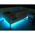 Cama doble LED Sensor cama luz