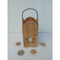 Natural Solid Wood  Candle Holder