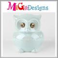 Decoração de presentes de alta qualidade Ceramic Owl Money Bank