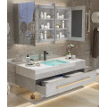 Floating Bathroom Vanities with Mirror Lights