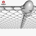 Galvanized Foot Chain Link Fence For Sport Field