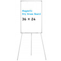 Easel Stand White Magnetic Dry Erase Board 36X24inch