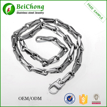 Moda jóias forma Oval Chunky Chain Link colar