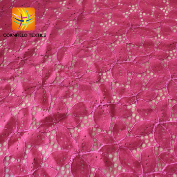 newest design beautiful polish magenta jacquard lace fabric