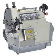 Máquina de coser Overlock de cama de cilindro de alimentación superior e inferior
