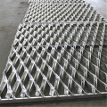 Aluminum Expanded Curtain Wall Metal Mesh Flattened