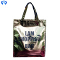 Green hand covered non woven bags