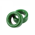 Núcleo de ferrite anelar EMI Mn-Zn com revestimento verde