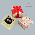 Fashion jewelry box white jewelry ring box