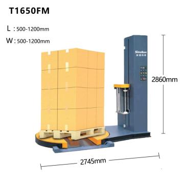 Semi-Automatic Horse Shoe Pallet Packing Wrapping Machine