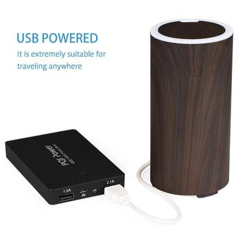 Difusor de fragancia de grano de madera eléctrico ultrasónico Usb