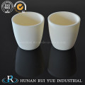 High Purity Cylindrical Al2O3 Ceramic Corundum Alumina Crucible