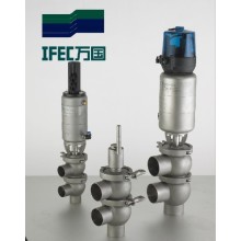 Valve d&#39;inversion pneumatique sanitaire en acier inoxydable (IFEC-PR100001)