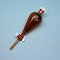 Amber Color Glassware Separatory Funnel with stopcock