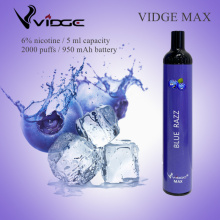 Original Security Code Vidge Max Disposable Vape