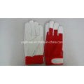 Guantes de trabajo-guantes de jardín-guantes de seguridad-guantes de cuero de grano de cerdo-guantes de trabajo