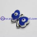 Evil eye beads butterfly craft enamel evil eye charm pendant